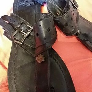 Leather Harley Davidson Sandals